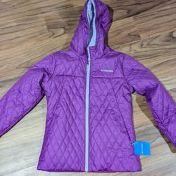 Columbia Girls Bella Plush Jacket sz YL Purple NEW with Tags - Picture 1 of 4